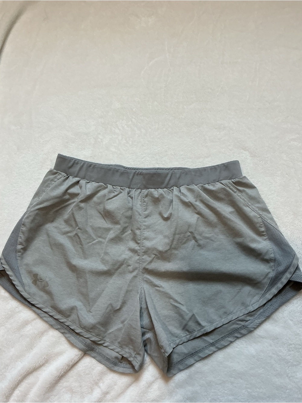 Under Armour Women's Light Gray Athletic Shorts